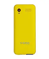 Задня кришка (батареї) для Sigma X-style 31 Power (micro USB) жовта Original (213307)