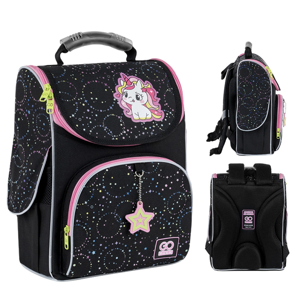 Рюкзак шкільний каркасний GoPack Education Magical Unicorn GO25-5001S-4
