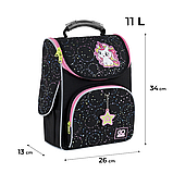 Рюкзак шкільний каркасний GoPack Education Magical Unicorn GO25-5001S-4, фото 3