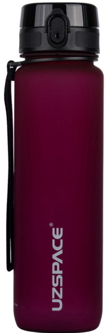 Спортивні пляшки для води UZSPACE Uzspace Tamish Frosted Waterbottle 3038 1 L пурпурово-червоний