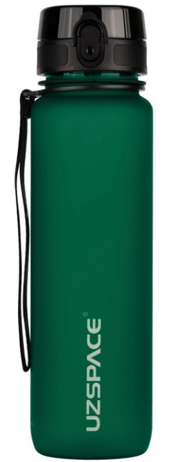 Спортивна пляшка UZSPACE Uzspace Tamish Frosted Waterbottle 3038 1 L темно-зелений
