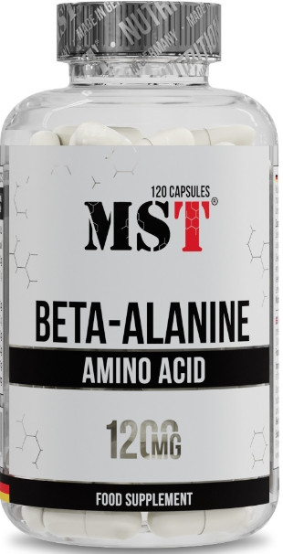 Бета аланін в капсулах MST Beta-Alanine 1200 120 капсул