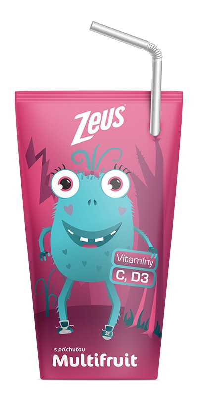 Напій фруктовий Zeus мультивітаміннний 0,2л