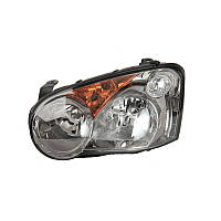 Фара передня Subaru Impreza 2003-2005 ліва H1/HB3 чорна рамка, ел. рег., 220-1111L-LDEM7