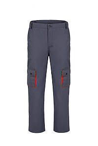 Штани робочі СПЕКТР сірий/помаранчевий
