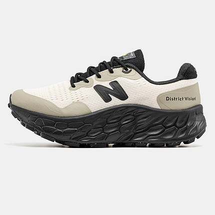 Кросівки New Balance Fresh Foam x District Vision Beige / Нью Беланс Фреш Фом Дистрикт Віжен Бежеві з Чорним, фото 1