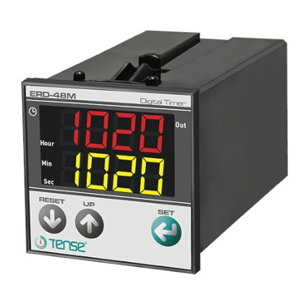 Багатофункціональний таймер щитовий енергонезалежна пам'ять, 48х48 мм