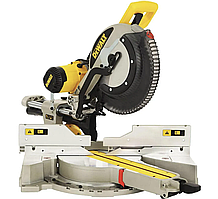 Ручна настільна торцювальна пила по дереву DeWALT DWS780 : 1675 Вт, глибина різу 112мм, круг 305 мм