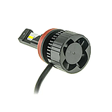 Світлодіодна LED-лампа DECKER H8/H9/H11/H16 12V-24V PL-07 60W 6000K 12000L радіатор з вентилятором + обманка, фото 5