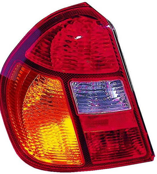 Задній ліхтар Renault Symbol 2002-2008 лівий червоно-жовтий 551-1932L-UE, фото 1