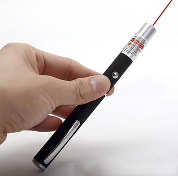 Червона лазерна указка, ручка з великим радіусом дії, без батарейок, для презентацій, для кішок, собак