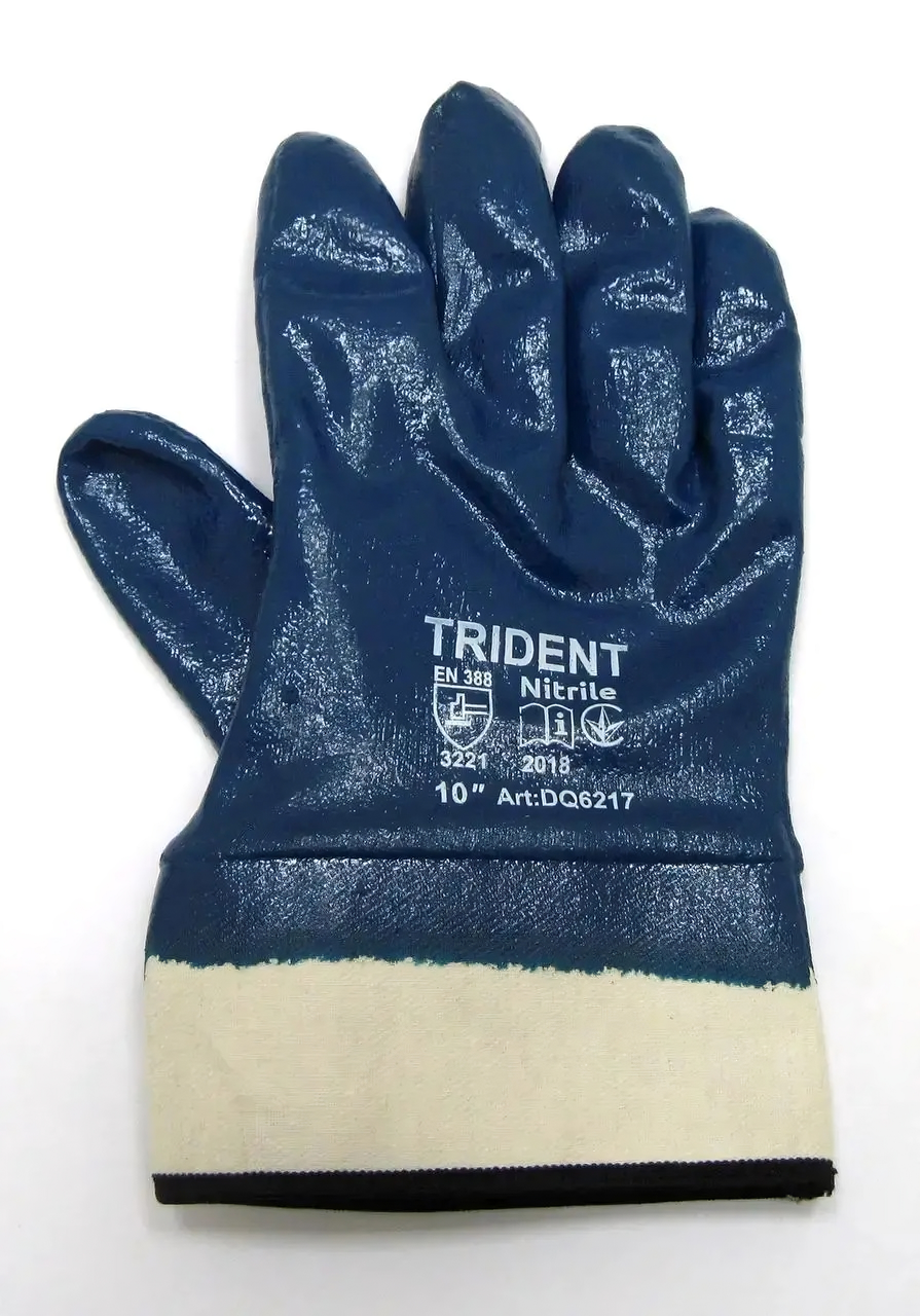 Робочі рукавички Trident DQ 6217 МБС нітрилові