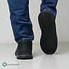 Кросівки чоловічі чорні з прошитою підошвою, фото 7