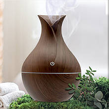 Зволожувач повітря з підсвічуванням для невеликого приміщення, Темне дерево