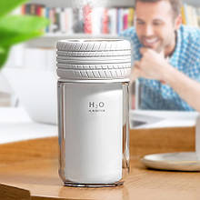 Ультразвуковий зволожувач повітря EL-544-34 з декоративним колесом з підсвічуванням 250 мл, Білий (237)