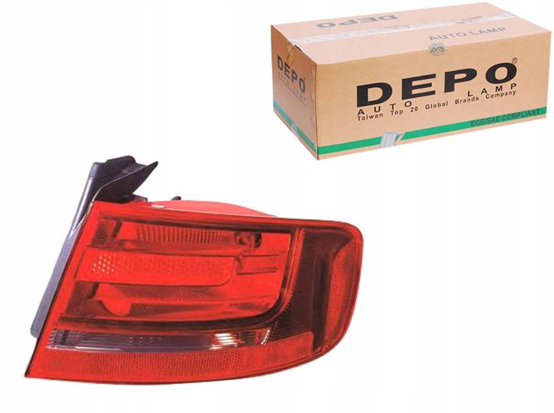 Задній ліхтар Audi A4 B8 SDN 2008-2012 прав. (без ламп) (P21W/P21W) (зовнішн.) 446-1911R-UE, фото 1