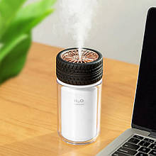 Ультразвуковий зволожувач повітря EL-544-34 з декоративним колесом з підсвічуванням 250 мл, Білий (237)