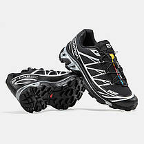 Чоловічі Кросівки Salomon XT-6 Softground LT ADV Black / Саломон ХТ-6 Софтграунд ЛТ АДВ Чорні із Сріблястим, фото 6