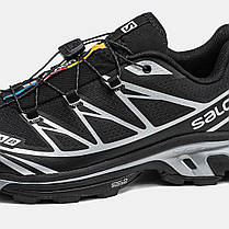 Чоловічі Кросівки Salomon XT-6 Softground LT ADV Black / Саломон ХТ-6 Софтграунд ЛТ АДВ Чорні із Сріблястим, фото 5