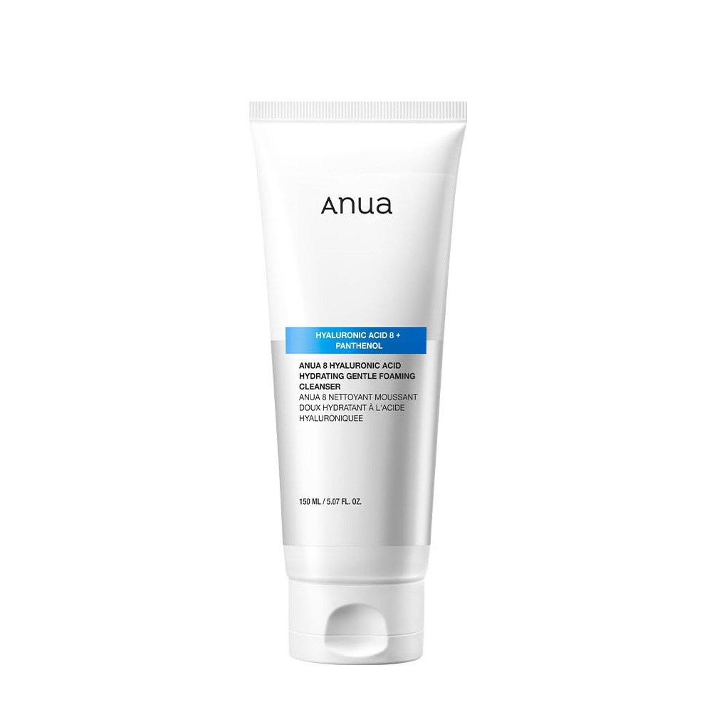 Пінка для вмивання з гіалуроновою кислотою ANUA 8 Hyualuronic Acid Hydrating Gentle Foaming Cleanser 150ml