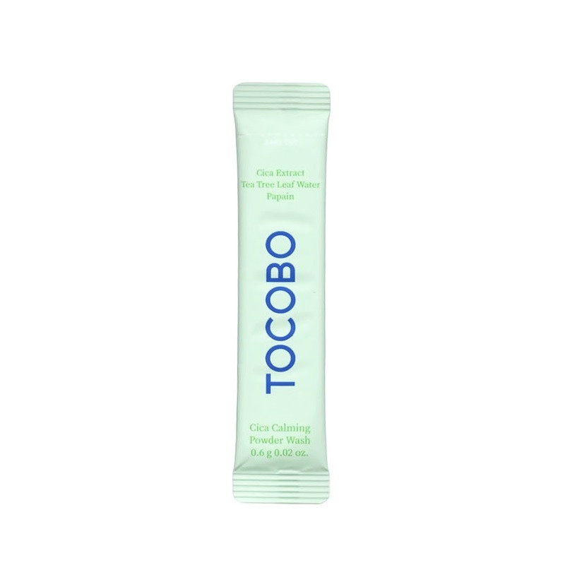 Ензимна пудра для вмивання з заспокійливим ефектом (пробник) TOCOBO Cica Calming Powder Wash 0.6g
