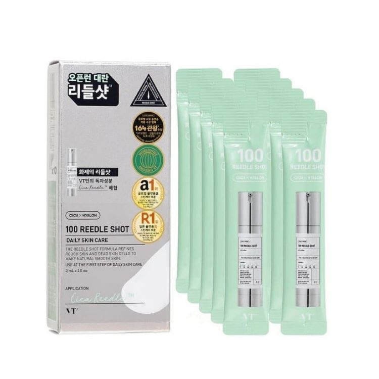 Мікроголкова сироватка для інтенсивного відновлення шкіри VT COSMETICS Reedle Shot 100 2ml x 10шт
