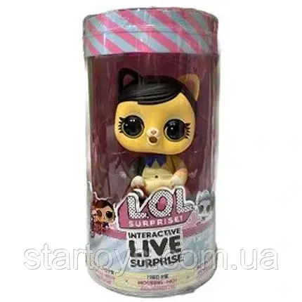ЛОЛ Сюрприз Інтерактивний вихованець кошеня Фуззі LOL Surprise Interactive Live Surprise Pet FUZZY FAN