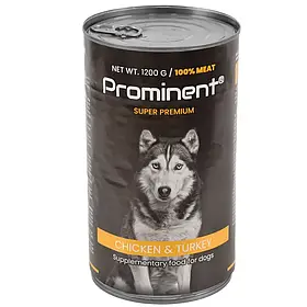 Корм для собак Prominent DOGCHICKEN1275G КУРИЦЯ ТА ІНДЕЙКА 1200 г, Преміум корм для собак Prominent