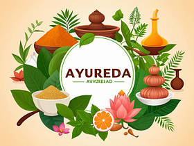 Препарати Аюрведи у формі порошків, таблеток, олій, мазей; шампуні; зубні пасти; пахощі
