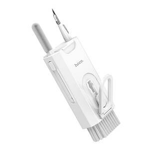 Набір для чищення гаджетів HOCO 8-in-1 multifunctional cleaning kit (overseas customization) DI35 білий