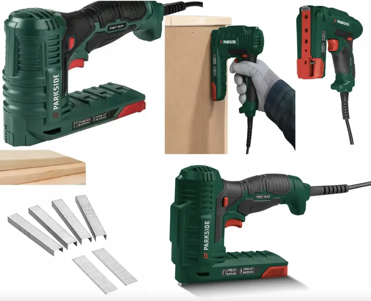 Електричний степлер Parkside PHET 15 C2 Німеччина