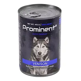 Корм для собак Prominent DOGVENISON415G ОЛЕНИНА 415 г, Преміум корм для собак Prominent