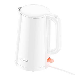 Електрочайник Hoco electric kettle HE11 |1.7L, 1500-1800W| білий