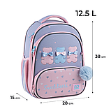 Рюкзак шкільний каркасний GoPack Education Lovely Bears GO25-597M-2, фото 2
