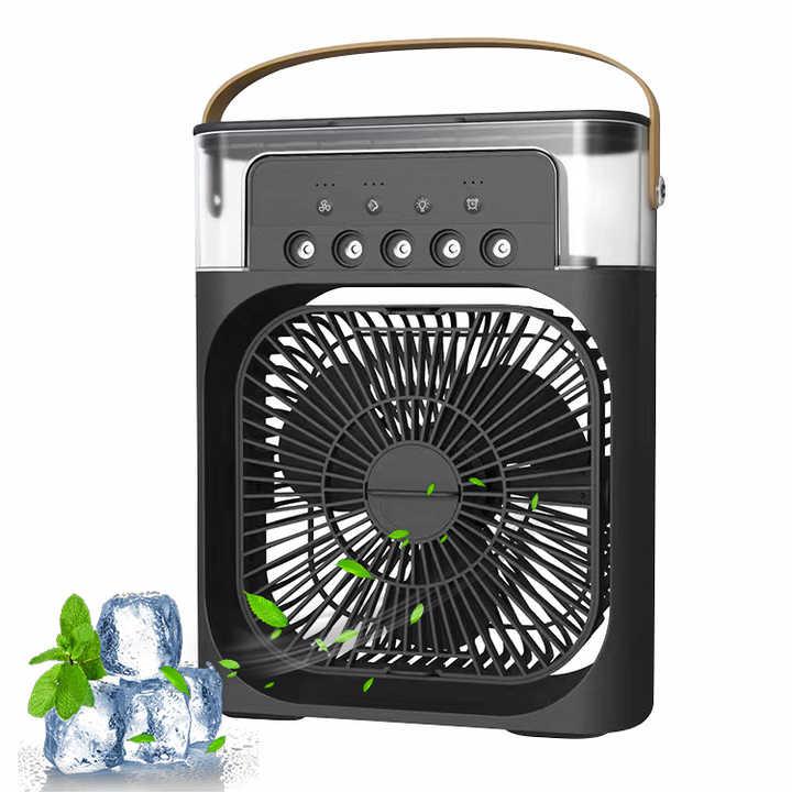 Мінівентилятор із контейнером для льоду Air Cooler Fan, фото 1