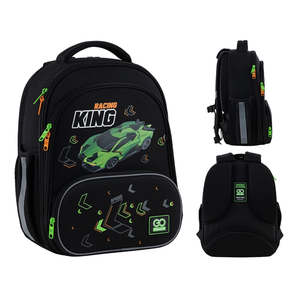 Рюкзак шкільний каркасний GoPack Education Rasing King GO25-597M-5