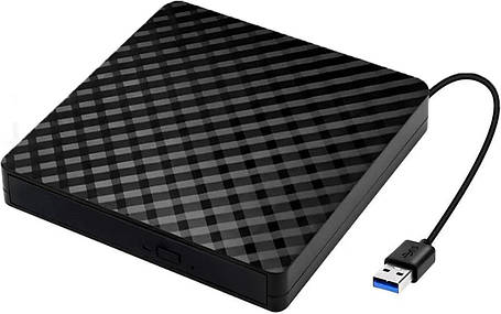 Зовнішній DVD CD-привод NJDT USB 3.0 Портативний DVD-рекордер/писник/плеєр для ноутбука Зовнішній DVD-привод для, фото 1