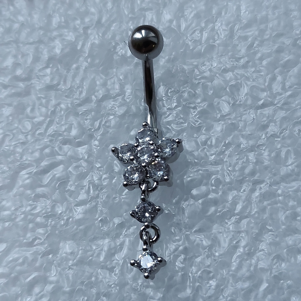 Банан для пірсингу пупка Квітка PPBP-82