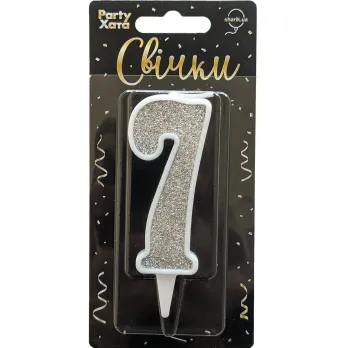 Свічка-цифра "7"