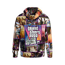 Худі чоловіче з принтом «ГТА. Комп’ютерна гра. Grand theft auto. Computer Game», фото 2