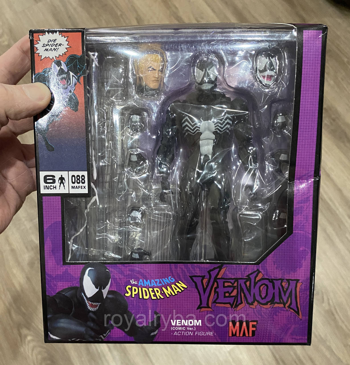 Venom.Веном.MAFEX.Людина-павук.Фігурка.
