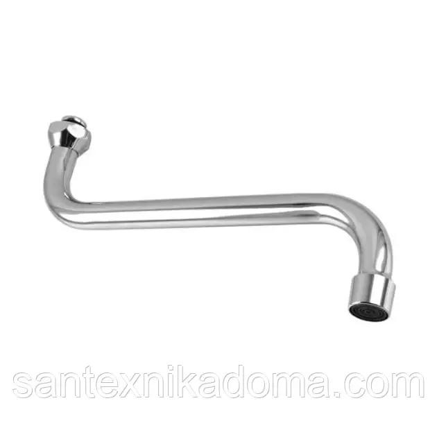 Вилив для ванни Zegor WKC-2230 круглий вигнутий 30 см хром