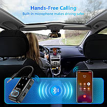 Адаптер передавача Bluetooth 5.3 для літака 2-в-1, бездротовий передавач і приймач аудіосигналу Bluetoot, фото 3