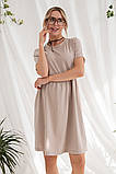 Сукня для вагітних та годування Noomie DR-25.092 бежева, фото 4