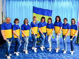 Футболка жовто-блакитна 01.21