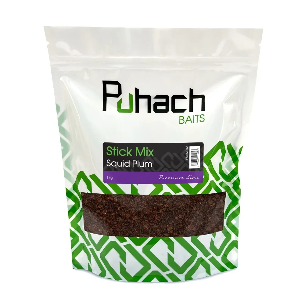 Стік мікс Puhach Baits Premium Line Stick Mix 1 kg - Squid Plum Кальмар/Слива, фото 1