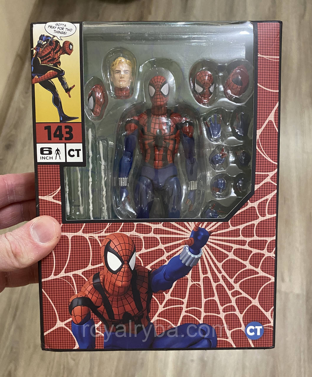 Людина-павук фігурка.Spider-man.MAFEX.Marvel., фото 1