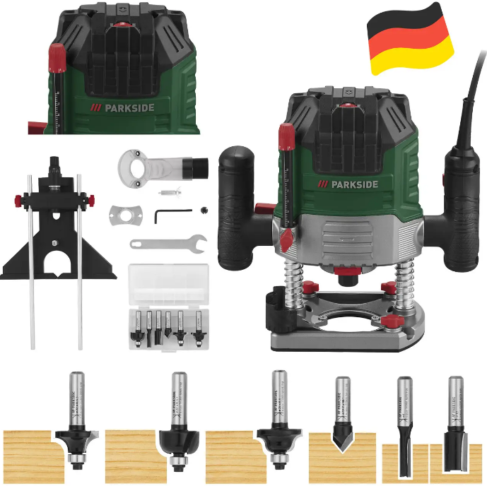 Ручний фрезерний верстат для дерева Parkside (POF 1200 E4), фото 1