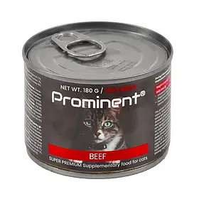 Корм для котов Prominent ЯЛОВИЧИНА 180 г, Преміум-корм для котов Prominent