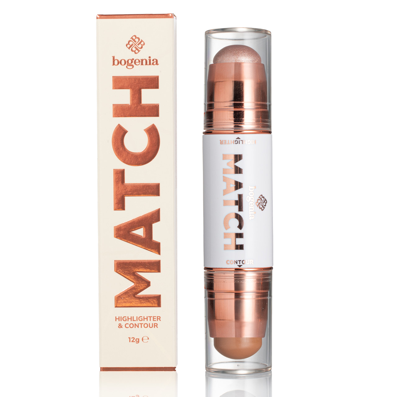 BG656 Хайлайтер та контур MATCH Stick Highlighter & Contour Bogenia №01, фото 1